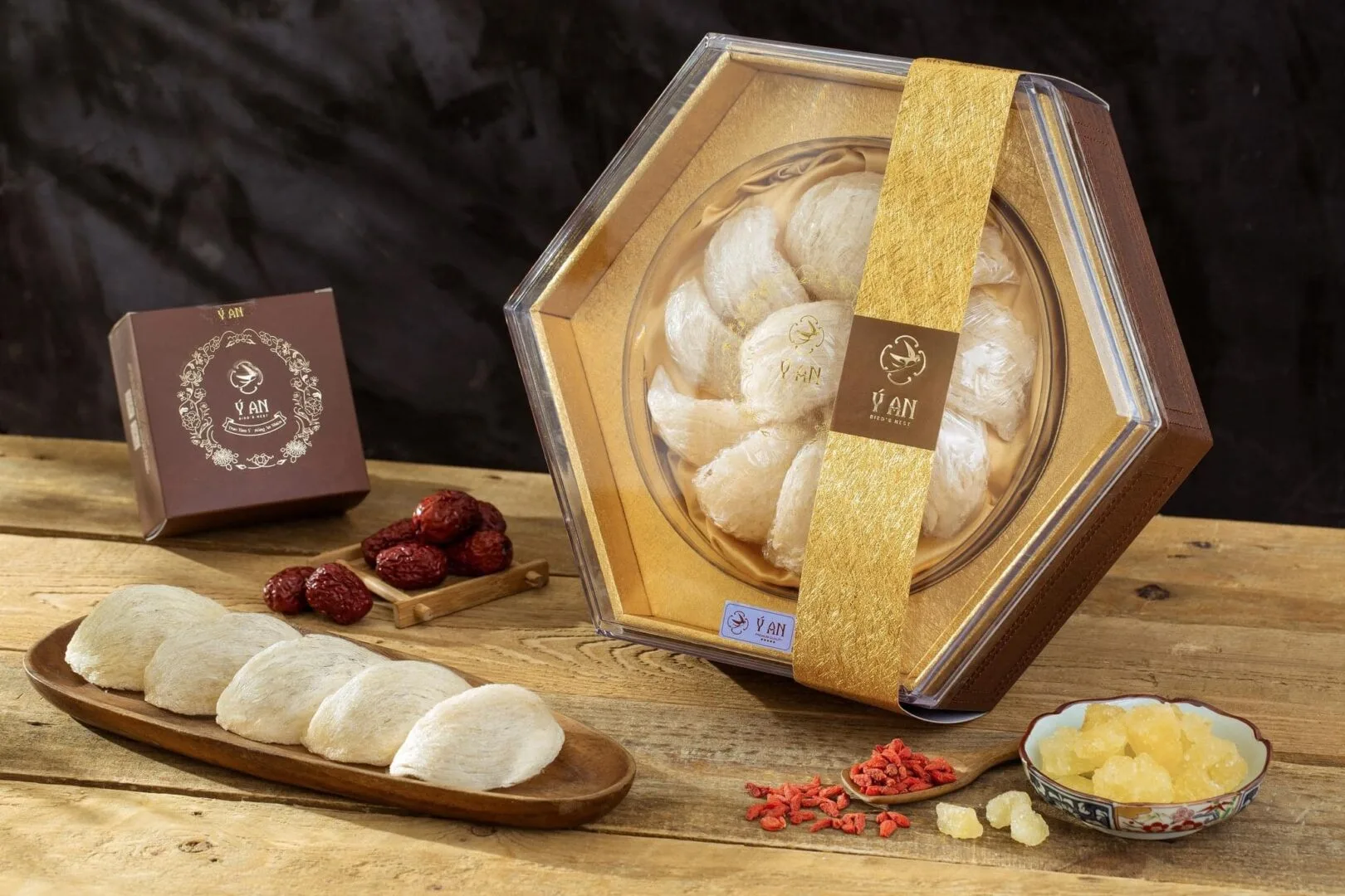 TỔ YẾN GIÀ CÓ MÀU NGÀ HOẶC VÀNG NHẠT TỰ NHIÊN