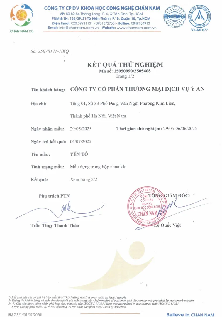Yến Chưng Sẵn